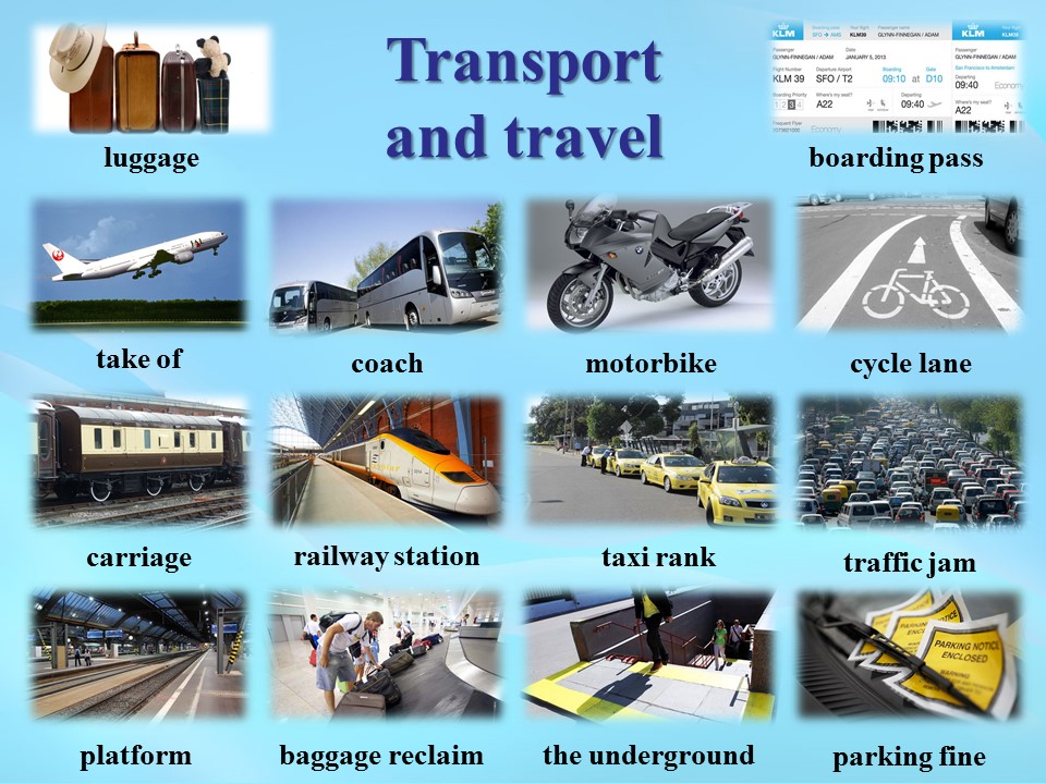 unit 1 travel and transport